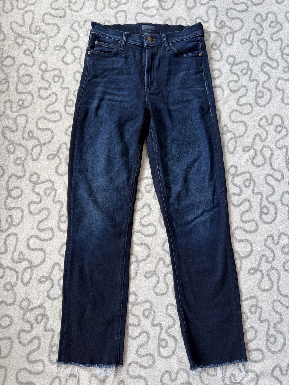 Mother The Mid Rise Dazzler Ankle Jean